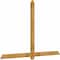 Ekena Millwork Eugene Rough Sawn Timber Gable Bracket, Western Red Cedar, 84"W x 56"H x 2"D x 4"F, 16/12 Pitch GBW084X56X0204EUG00RWR - alternate 3